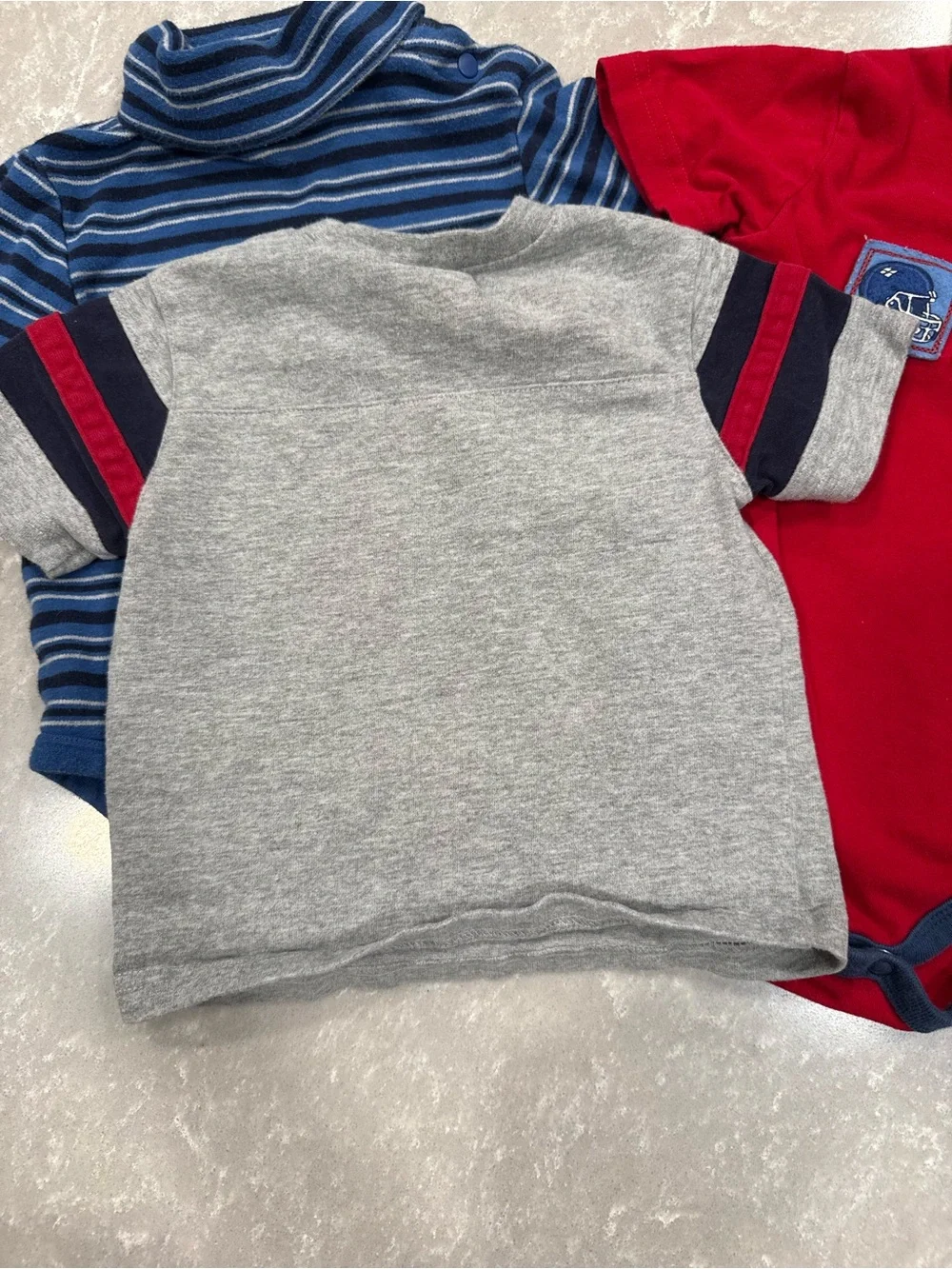 Baby Boy 12M Football Bodysuit Shirt Lot Circo Genuine Kids 3 Piece